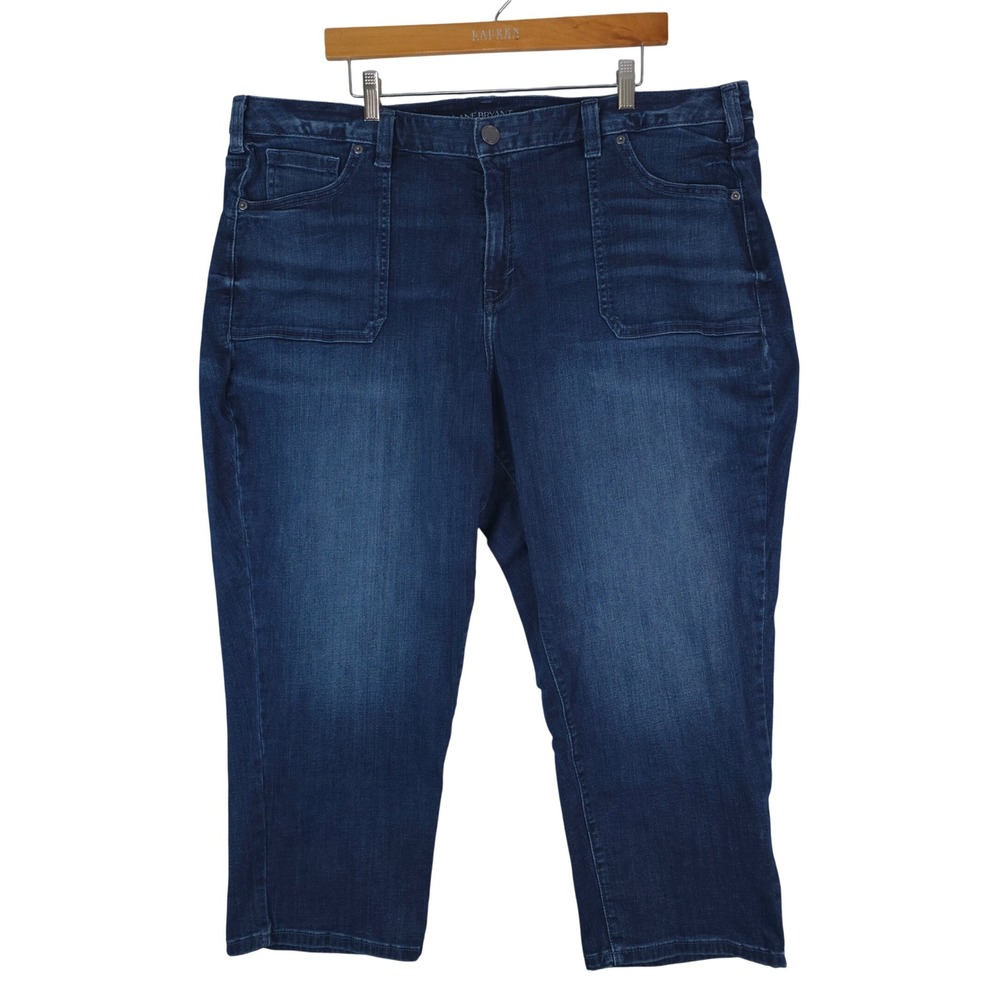Lane Bryant Blue Capris